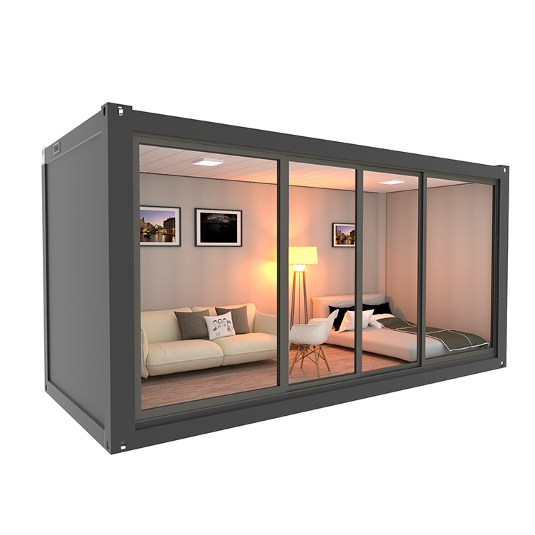Around Glass Shipping Container Tiny House Containers House Expanding Living Container House Prefab 