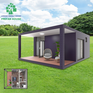 LongHe Super Low Cost Prefabricated House Build Light Steel Villa Tiny Size Container Home Well Design Resort Hotel 