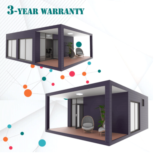OEM Around Glass Shipping Container Tiny House Containers House Expanding Living Container House Prefab Home Villa Apartment Hut 