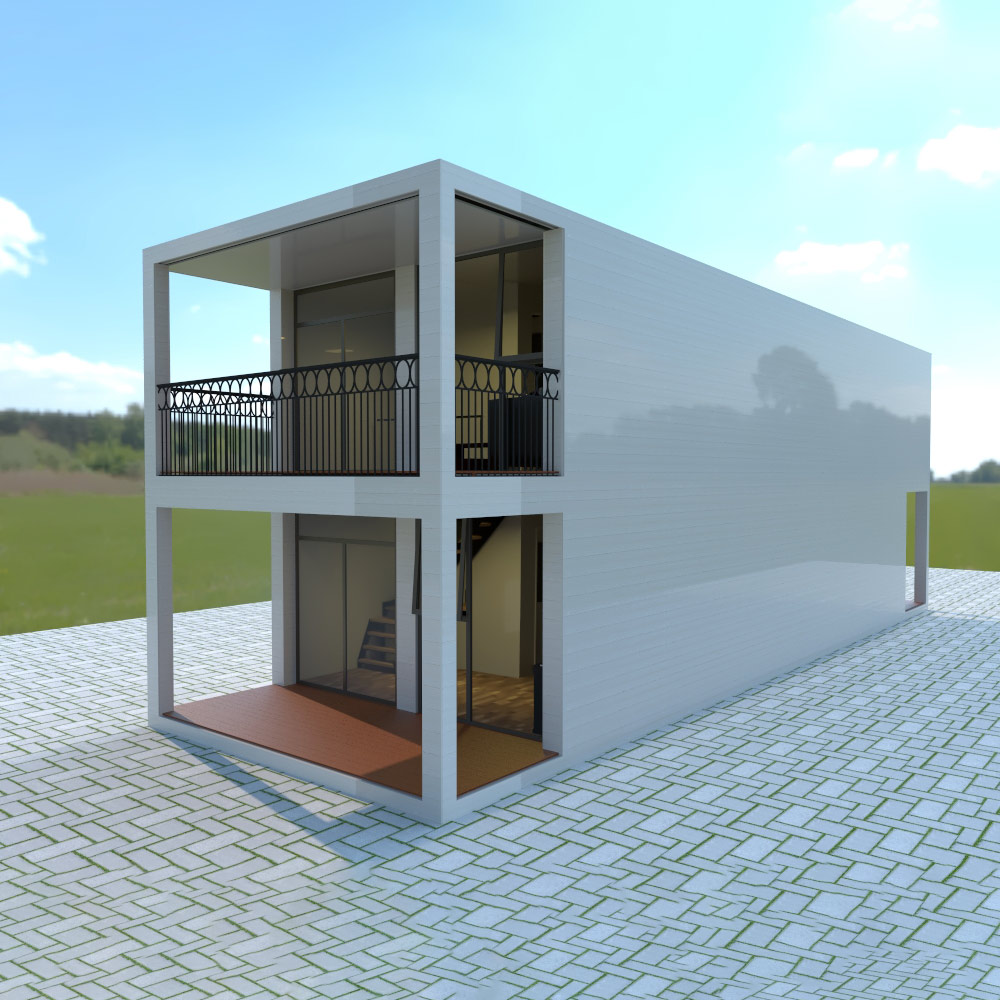 2 Story Small Prefab Houses Light Steel Prefabricated Modular Home Prefab Homes/tiny Houses for Sale on Line